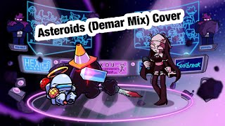 A Clean Execute FNF  Asteroids Demar Mix But Black White and Sarvente VOICE Sing It [upl. by Prior]