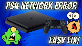 PS4 NETWORK ERROR  EASY FIX September 2024 [upl. by Mullane]