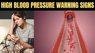 6 Warning Signs of High Blood Pressure Hypertension [upl. by Lliw]