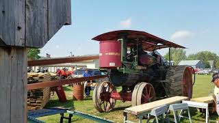 Antique Minneapolis Steam Engine running a sawmill [upl. by Reagen]