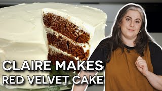 Homemade Red Velvet Cake Recipe with Claire Saffitz  Dessert Person [upl. by Aliek380]