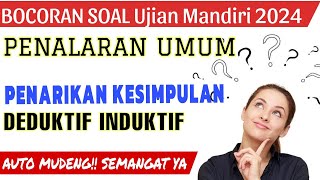 BOCORAN SOAL PENALARAN UMUMPenarikan Kesimpulan deduktif induktif [upl. by Opportuna]