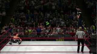 Shane McMahon hits his finisher in WWE 13 Official [upl. by Eilra544]