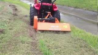 TYM T273 tractor with flail mower [upl. by Morten]