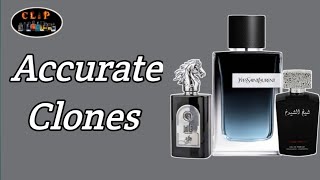 6 ACCURATE CLONES OF YSL Y Eau De Parfum  Mens Accurate YSL EDP Clones  Clip Fragrance [upl. by Acissaj]