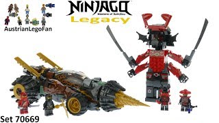 Lego Ninjago Legacy 70669 Cole´s Earth Driller Speed Build [upl. by Ardath]