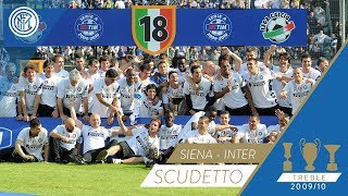 Inter celebrating the 18th Scudetto  Serie A TIM 200910 [upl. by Vergos619]