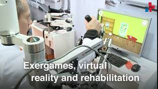 Exergames virtual reality and rehabilitation at MEDICA 2018 [upl. by Pattison135]