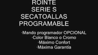 Radiador Secatoallas Rointe Serie S [upl. by Crean]