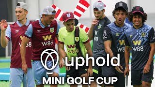 Clarets Take On The Uphold Mini Golf Cup  Ft Roberts Berge Trafford Ramsey Koleosho Massengo [upl. by Rotciv]