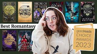 I Read the Best ROMANTASY Books of 2023 📖😖✨ Goodreads Choice Awards Vlog [upl. by Yde560]