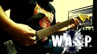 MEAN MAN  WASP  GUITAR COVER [upl. by Nalon654]