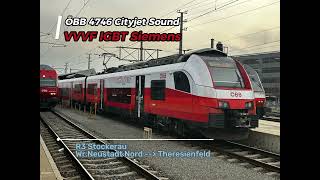 Siemens Desiro ML ÖBB 4746 Cityjet SoundVVVF IGBT [upl. by Diogenes]