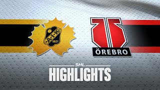 Skellefteå vs Örebro  31 okt 2024  Highlights [upl. by Enetsirk]