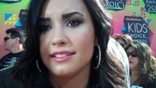 Demi Lovato at the 2010 Nickelodeon Kids Choice Awards [upl. by Peonir]