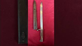 Ww1 German saw back bayonet 9805 butcher [upl. by Zoara]