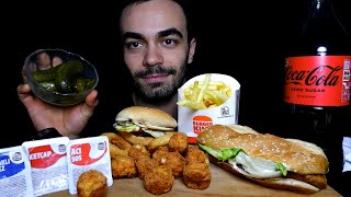 ASMR  🍔BURGER KING MUKBANG🫅  quotWhopperdı galiba🤔quot  Türkçe Mukbang ASMR [upl. by Irallih37]