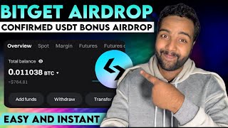 BITGET EXCHANGE AIRDROP Guaranteed Airdrop for All Users  Biggest Airdrop 2024 Season [upl. by Grimaldi]