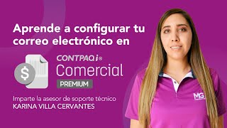 Configura tu correo electrónico en CONTPAQI® COMERCIAL PREMIUM [upl. by Atinwahs]