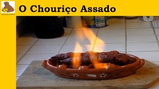 O chouriço assado receita fácil é rapida HD [upl. by Nimoynib607]