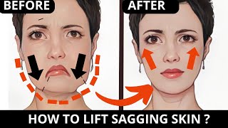 🛑 AGE 35  40  LIFT SAGGING SKIN EXERCISE  REDUCE NASOLABIAL FOLDS MARIONETTE LINES JOWLS [upl. by Torhert]