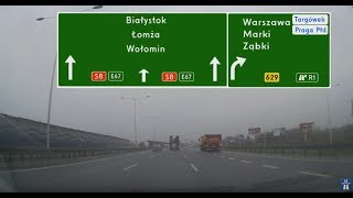 Droga Ekspresowa  Expressway S8  Obwodnica Marek Marki Bypass [upl. by Htinnek618]