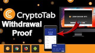 How To Withdraw Bitcoin From Cryptotab Live Withdrawal Proof [upl. by Adiahs]