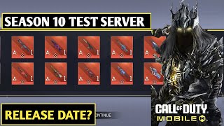 NEW Codm Season 10 Test Server Release Date [upl. by Balling]