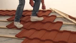 Fixing  Installing Lightweight Roofing Tiling Roma Profile [upl. by Gnuhn987]