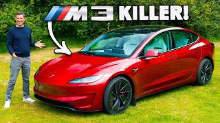 NEW Tesla Model 3 Performance 060mph amp REVIEW [upl. by Noellyn]