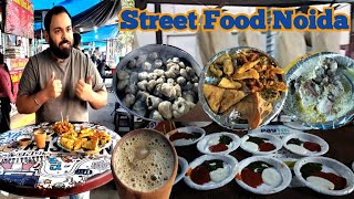 Trying Noidas Most Popular Street Food  Food Vlog by Delicious Khazzana [upl. by Blake]