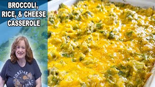 Broccoli Rice and Cheese Casserole The Perfect Side Dish Recipe [upl. by Aelyak]