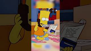 Bart gets a credit card 💳‼️ simpsons shorts [upl. by Ferino]