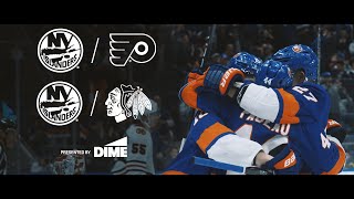 Cinematic Recap New York Islanders Beat Flyers and Blackhawks BacktoBack  040124 amp 040224 [upl. by Harley476]