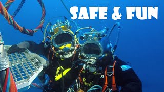 Saturation Diving  Safe amp Fun  108 meters depth [upl. by Kingston578]