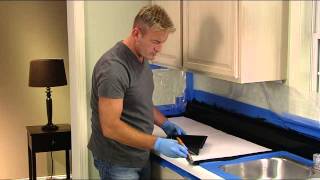 How to Use RustOleum Countertop Transformations [upl. by Ellednek412]