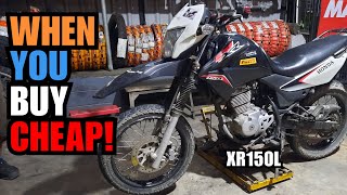 HONDA XR150L  I bought a USED unit because reasons  BEFORE YOU BUY [upl. by Harwill]