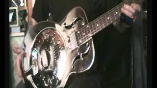 vintage resonator guitar humbucker upgrade 02 [upl. by Huba]