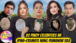 20 Pinoy Celebrities na ipinacremate nang pumanaw Sila [upl. by Orian]