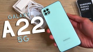 UNBOXING SAMSUNG GALAXY A22 5G Versión Latinoamérica [upl. by Adeuga]