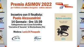 Premio ASIMOV 2022  Incontro con Paolo Alessandrini [upl. by Morez]