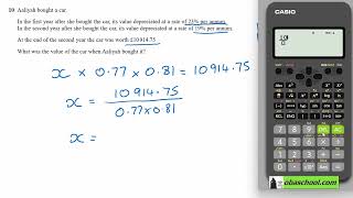 Edexcel GCSE Maths past papers November 2022 Calculator Paper 2 Higher Q10 [upl. by Eusadnilem]