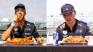 Daniel Ricciardo and Max Verstappen do a Smash N Crab job on Singapore [upl. by Shu]