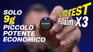 Fulaim X3 Meglio del Lark M2 Microfono wireless [upl. by Fairfield202]