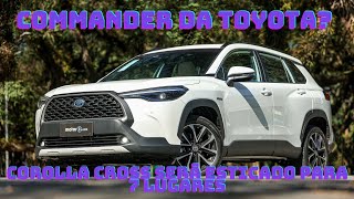 Commander da Toyota Corolla Cross será esticado para 7 lugares [upl. by Alledi]