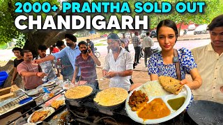 2000 Pranthe Sold Out in Chandigarh 🇮🇳  Street Food India [upl. by Anaihsat317]