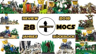 28 LEGO MOCs  REVIEW  JAHRESRÜCKBLICK  2018 [upl. by Yseulta]