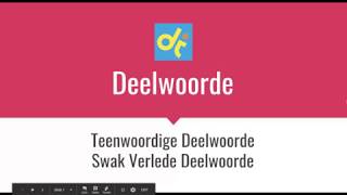 Deelwoorde Vlak 11 [upl. by Pearlstein]