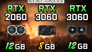 RTX 2060 12GB vs RTX 3060 8GB vs RTX 3060 12GB Test in 8 Games  1080p  Benchmark [upl. by Notxam519]