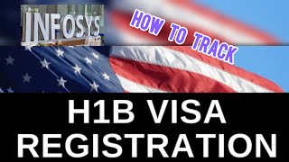 H1B status tracking  Track h1b cap registration infosys  Infosys H1B cap registration infosys [upl. by Skcirdnek]